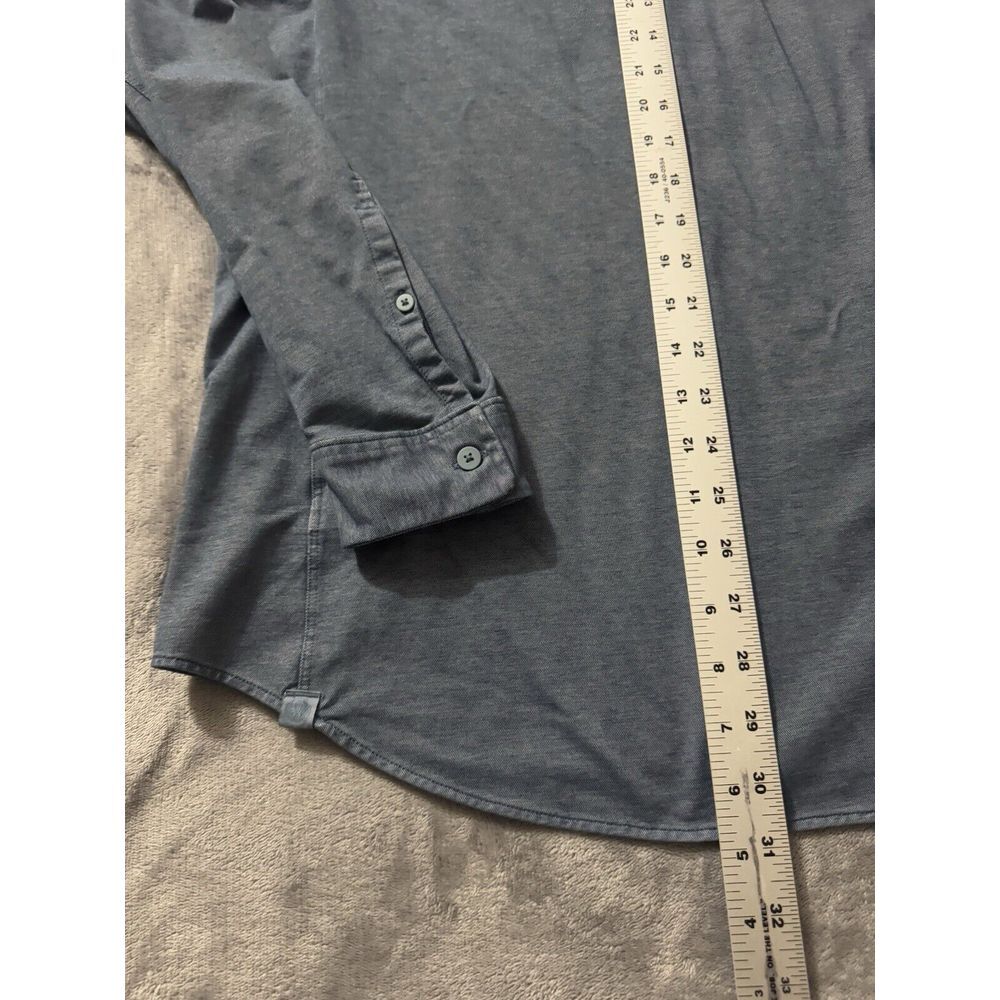 Lululemon Men's Shirt‎ Blue Performance Commission Vented Live In Practice Sz M - Picture 6 of 7